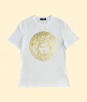 Camiseta Versace Mujer Logo Gold