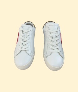 Tennis Love Moschino Mujer Casse25 Purpurina Blanco