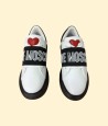 Tennis Love Moschino Mujer Gomma40 Blanco-Negro