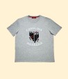 Camiseta Carolina Herrera Hombre Escudo Gris Talla M