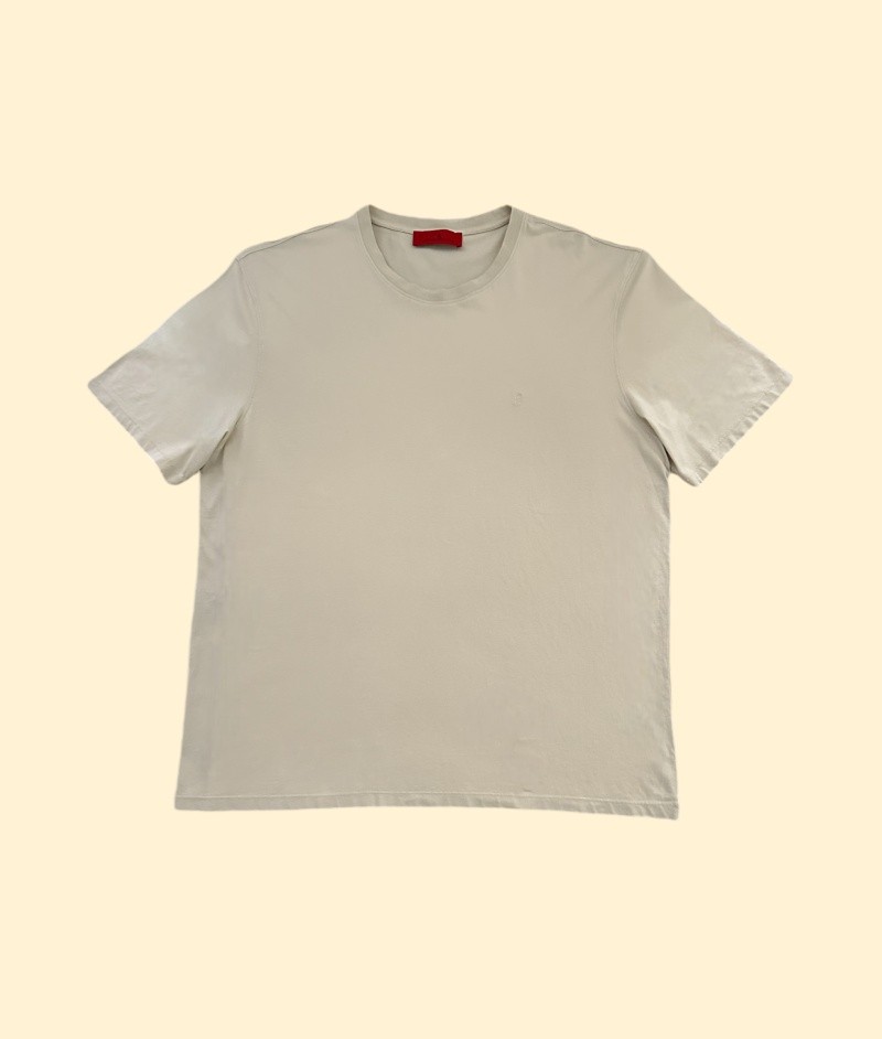 Camiseta Carolina Herrera Hombre Bassic Beigh