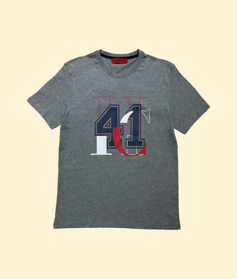 Camiseta Carolina Herrera Hombre L41 Gris