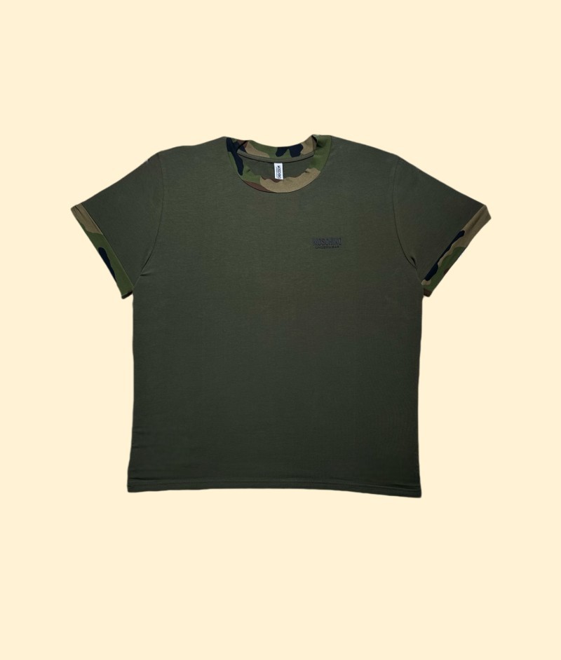 Camiseta Moschino Hombre Militar