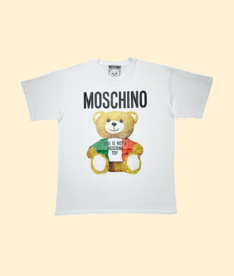 Camiseta Moschino Hombre Italyted Blanca