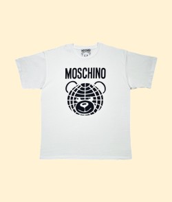 Camiseta Moschino Hombre Logo Oso