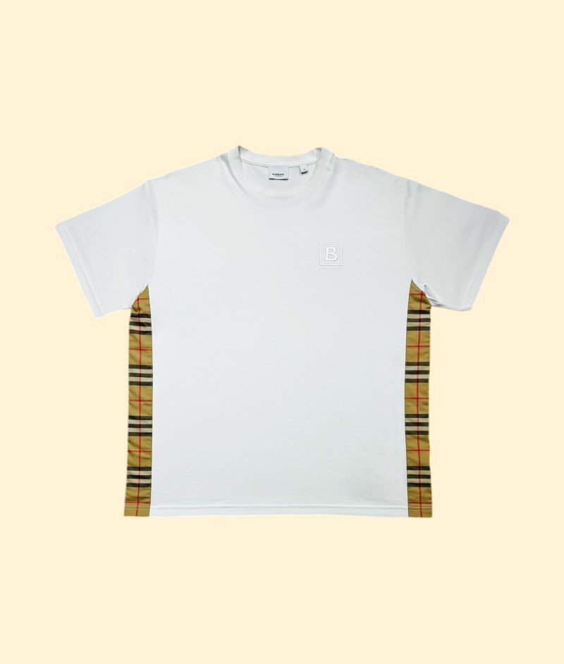 Camiseta Burberry Hombre Carrick Blanco