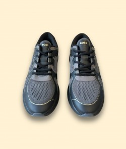 Tennis Boss Hombre Negro-Oro